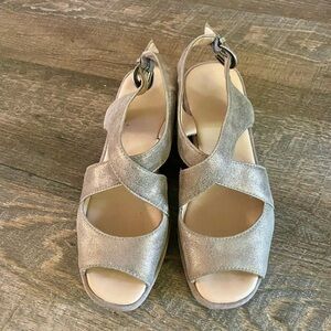 Johnston & Murphy Dana Suede Wedge Sandal